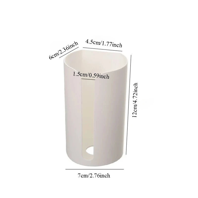 Kitchen Storage Organization Plastic Box Garbage Bag Storage Wall-Mounted Storage Box Removable Garbage Bag Storage Box